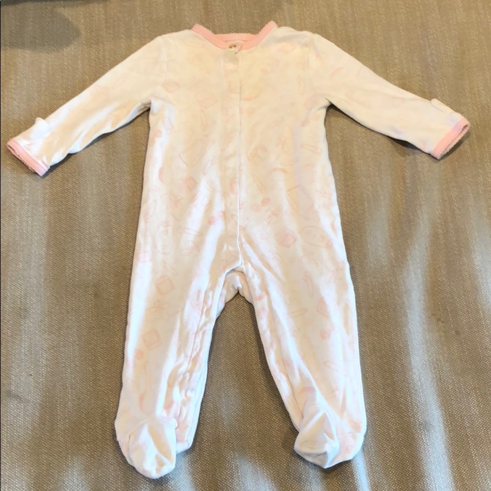 Kate Spade button up footed pajama size 6 months